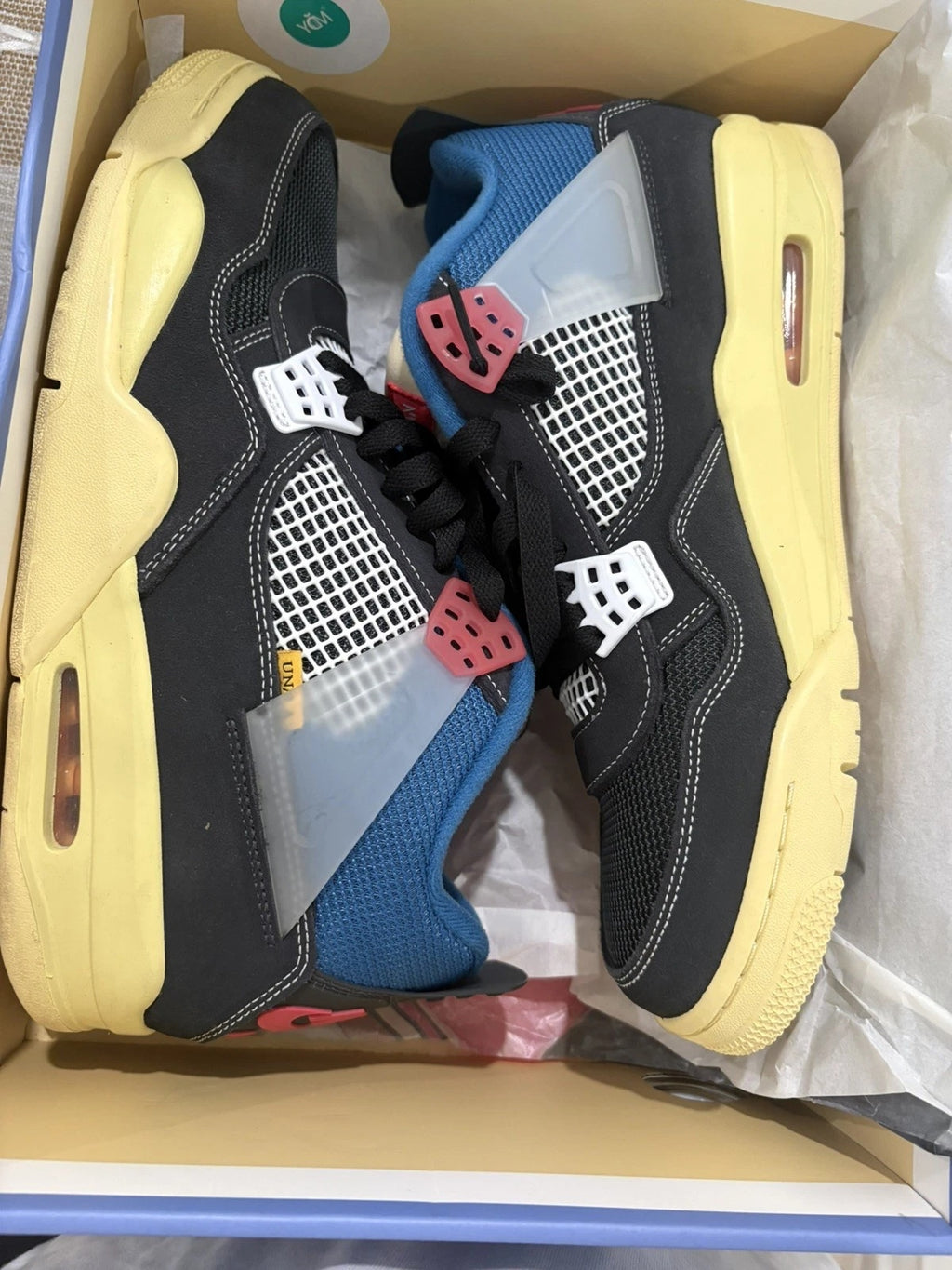 Jordan 4 Retro x Union LA Mid Off Noir DC9533-001